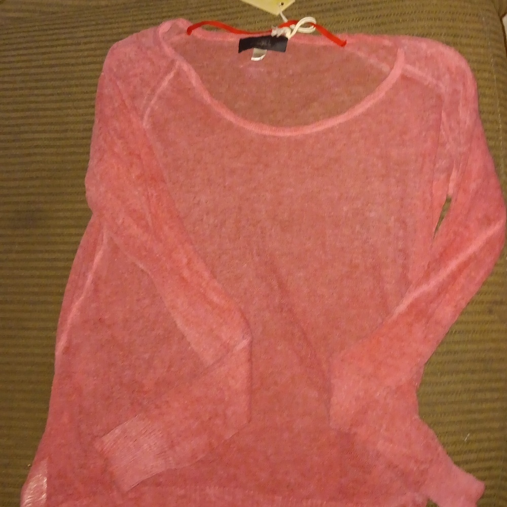 DIESEL NWT SALMON BURNT OUT SWEATER